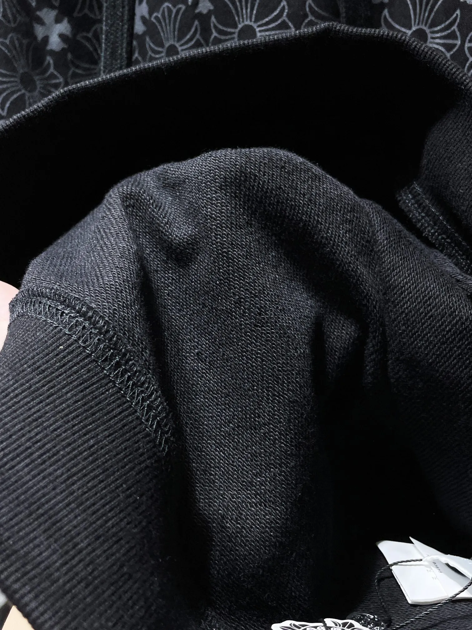 P260 Chrome Hearts High-weight, environmentally friendly and high-quality top-quality fabric Chrome dark pattern classic horseshoe zipper hoodie Imported environmentally friendly glue printing and dyeing Counter synchronization 1:1 replica version Recommended color: black white Size: S, M, L, XL